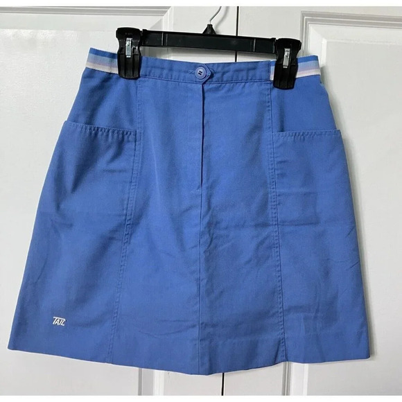 Vintage Tail Periwinkle Blue Tennis Prep Golf Skort 90s A-line - Picture 1 of 5